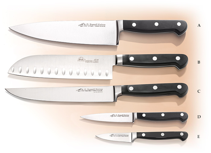 AG RUSSELL - Base Set - 5 Kitchen Knives  (see *)