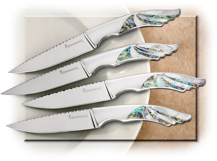 MotherofPearl & Abalone Steak Knives