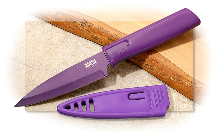 Khun Rikon Paring Knife Eggplant Purple