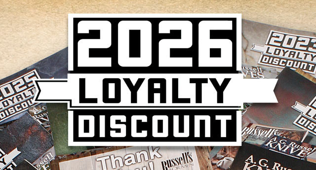 A.G. Russell Thank You 2026