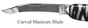 Manicure Blade, Curved