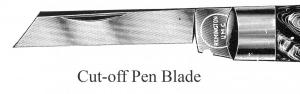 Pen Blade, Cut-off