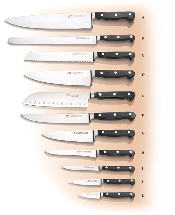 4 Professional Chef's Knives Compared