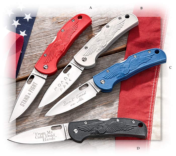 Stand & Fight Eagle Lockback Folder