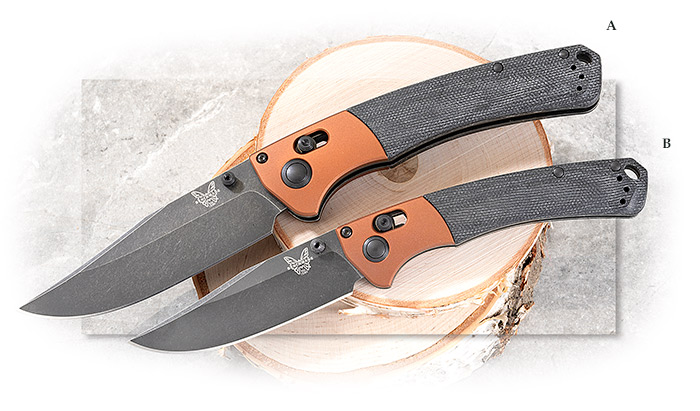 Benchmade Crooked River - Black Canvas Micarta