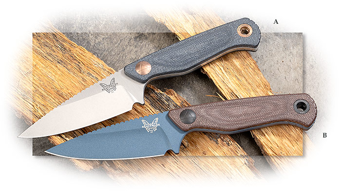 Benchmade Dacian Fixed Blade Blue Denim