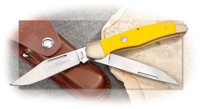 Boker Yellow Delrin Folding Hunter