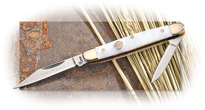 BOKER - TRADITIONAL SERIES 2.0 - PEN KNIFE - FAUX MOTHER OF PEARL HANDLE - D2 BLADE STEEL