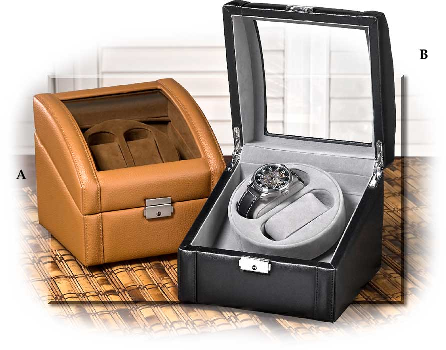 Leather Two Watch Winder