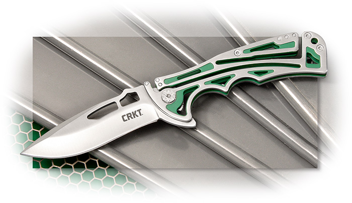 COLUMBIA RIVER - NIRK TIGHE GREEN - Unique Skeletonized Knife