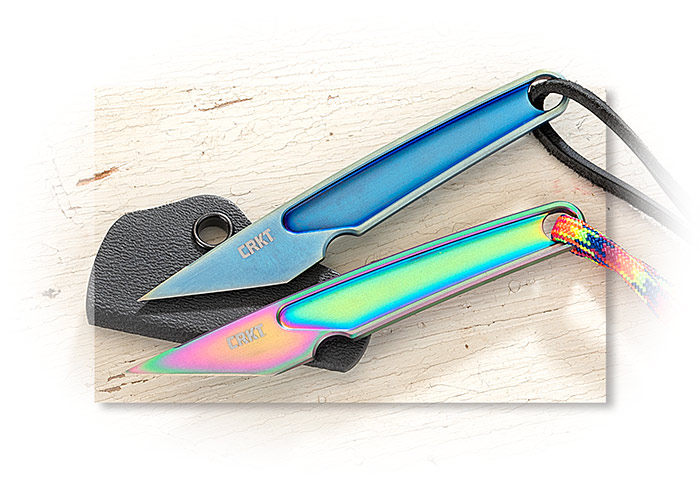 CRKT HangTi Blue Fixed Blade