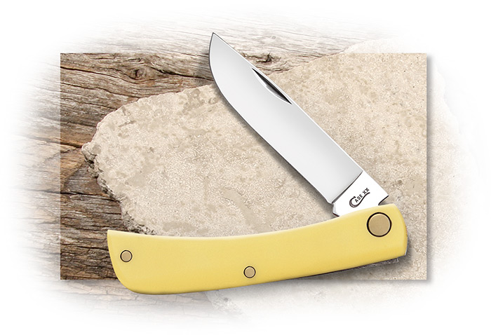 Case Sod Buster Jr. Yellow Synthetic Handle