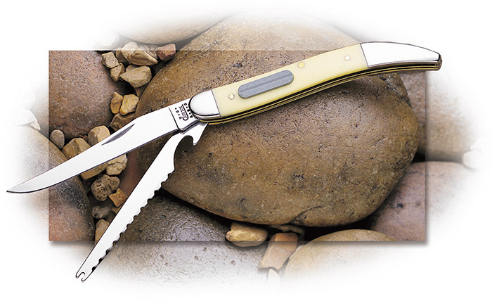 Case Fishing Knife - Yellow Delrin