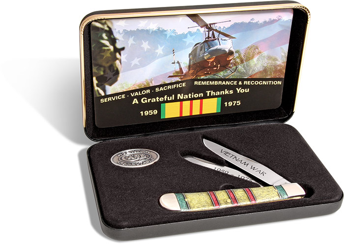 Case Vietnam War Service Ribbon Gift Set