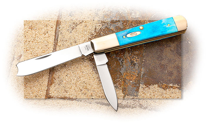 Case Razor Caribbean Blue Bone