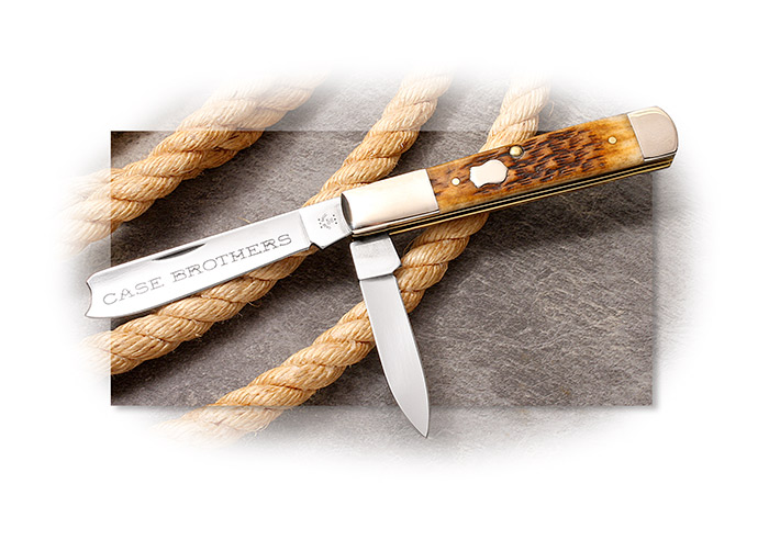 Case Russell Jigged Brown Bone Razor