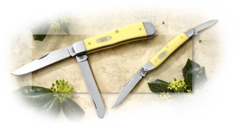 Case Yellow Handled Trapper