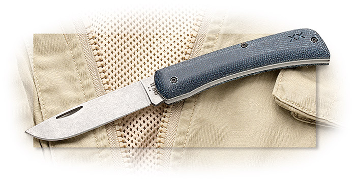W.R. Case & Sons Sod Buster Jr. Blue Denim Micarta