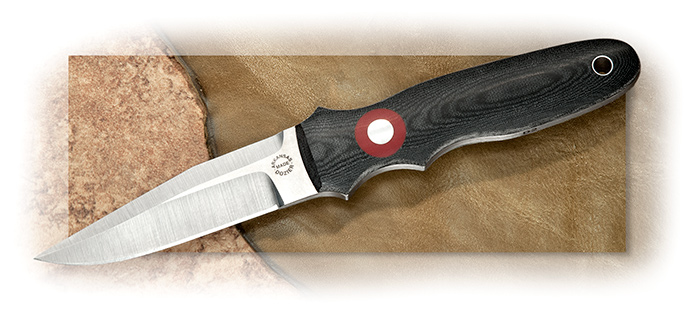 Arkansas Made Dozier Toothpick - Horizontal Sheath