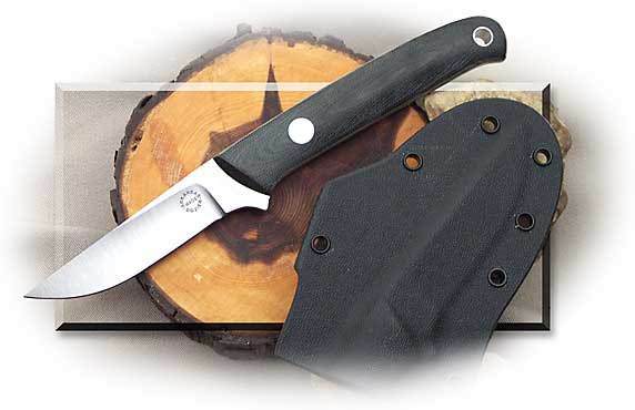 Arkansas Made Dozier Canoe Knife - Left-Handed Horizontal Belt Sheath
