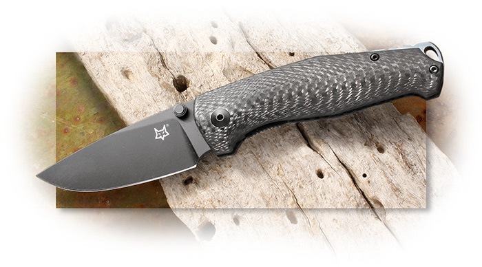 Fox TUR Vox Carbon Fiber Folders-Black Blade