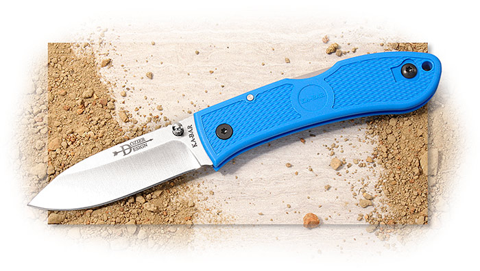 Ka-Bar Dozier Folding Hunter - Blue Zytel