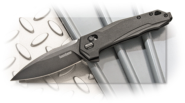 KERSHAW - MONITOR - FOLDER - D2 BLACK OXIDE COATED BLADE - GLASS FILLED NYLON HANDLE - DURALOCK