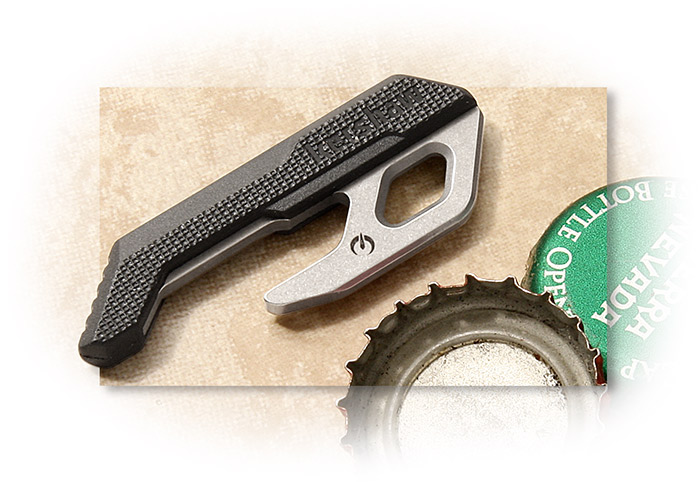 KERSHAW - NACHO - BOTTLE OPENER - TEXTURED GLASS FILLED NYLON HANDLE - JIMPING FOR GRIP
