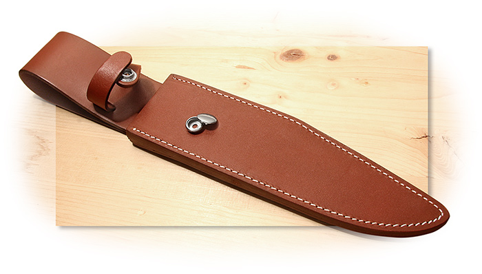 Snapped Strap Leather Sheath