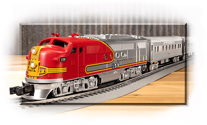 Santa Fe Super Chief Train Set