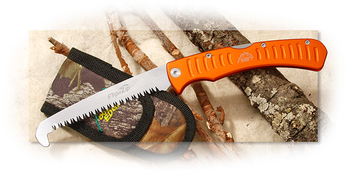Flip n' Zip, Hunting Knife with Flip Out Game Blade