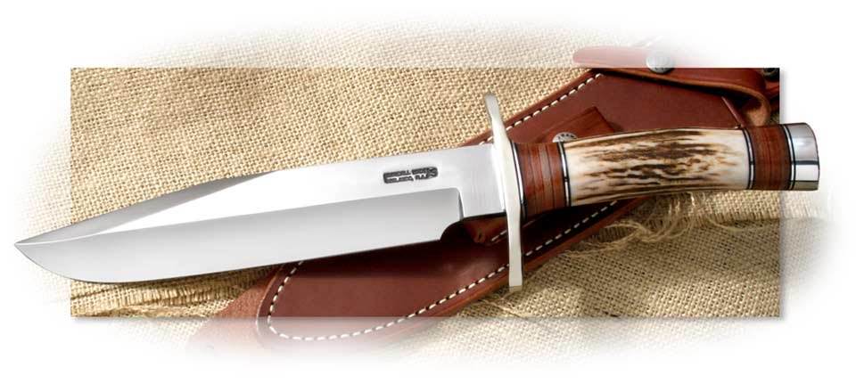 Stag Handle Bowie Knife For Sale