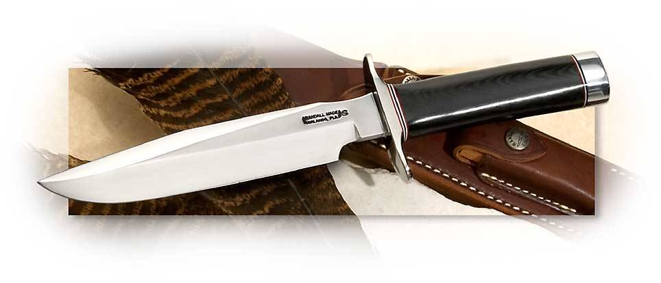Randall® Model 1 Fighter  with Black Micarta Handle