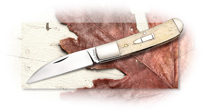 A.G. Russell Wharncliffe Swayback Jack Smooth White Bone- Cosmetically Imperfect Seconds
