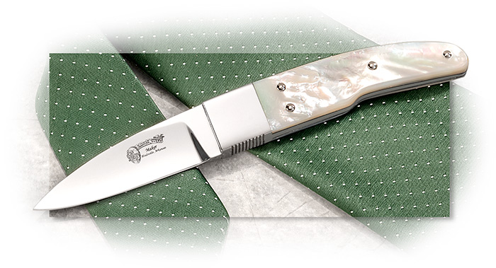ROBERT YOUNG - LOVELESS CITY KNIFE WITH MOTHER OF PEARL