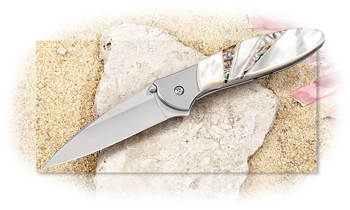 Kershaw Leek with Pearl & Abalone