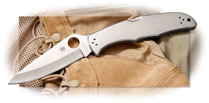 Spyderco Endura 4 Stainless Steel Plain Edge