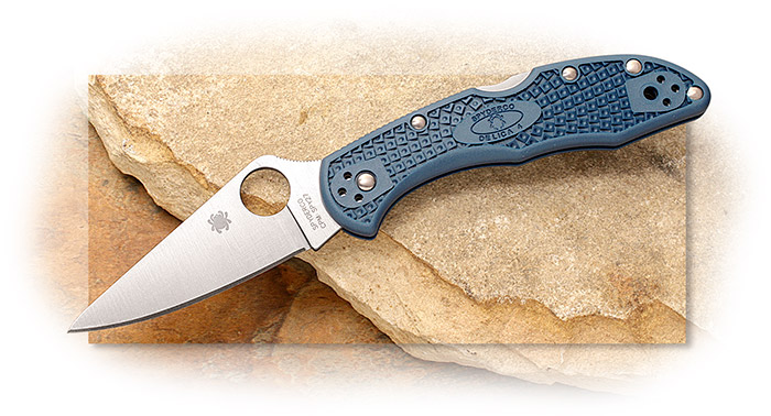 Spyderco Delica 4 CPM SPY27 Cobalt Blue