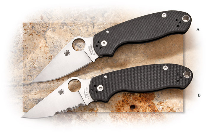 Spyderco Para3 - Black G-10 | AGRussell.com