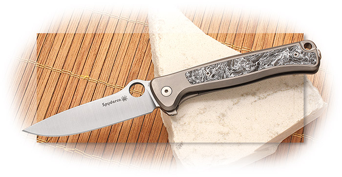 Spyderco SLYM Titanium & Carbon Fiber
