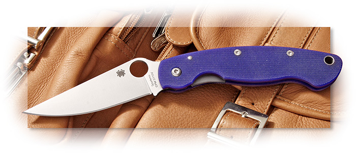 Spyderco Military Dark Blue G-10