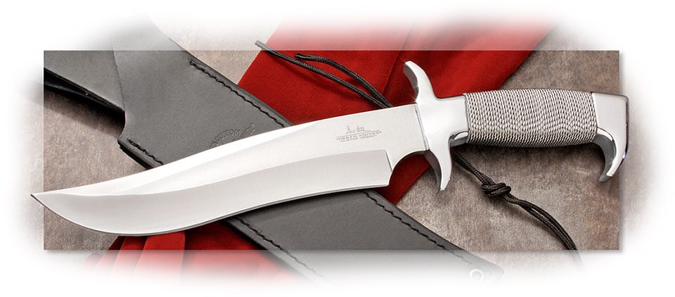 Gil Hibben IV Machete Knife with Leather Sheath