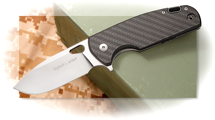 Viper Kyomi Flipper Satin Blade & Full Spacer - Carbon Fiber