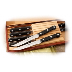 Steinbrücke Steak Knife Set of 8 Pcs with Wooden Handle, Knives