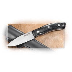 CASSTROM 13120 No. 10 Swedish Forest Knife - Black Micarta